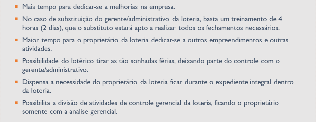 Principais vantagens - SGCL